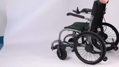 楽天市場】自走 電動両用 電動車椅子 折りたたみ式 車いす アルミ製 