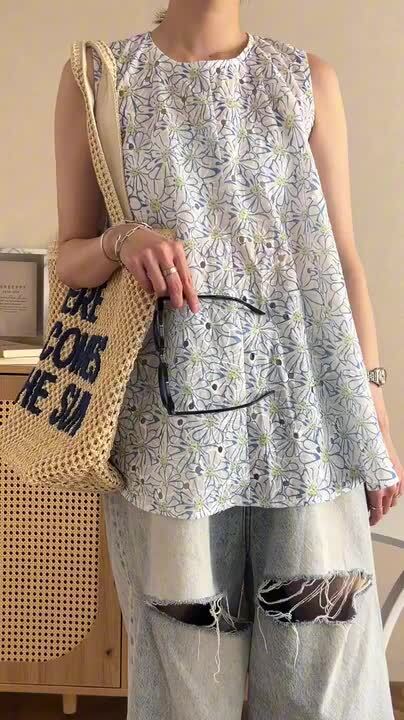 美品✨　ユキエモン　ブラウス　レース　花柄　ハッピーバッグ　バックリボン　3L バックリボンAライン フラワー柄ブラウス [C7563] - レディース