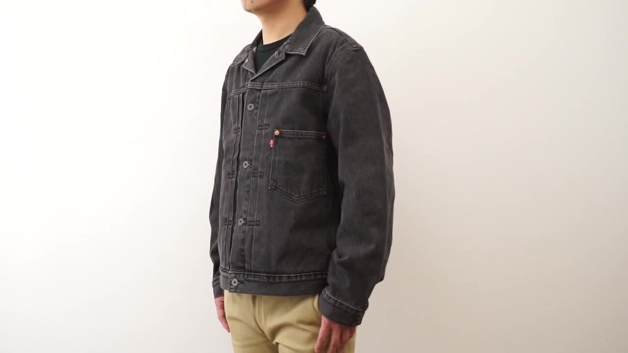 Levi's TYPE 1 デニムジャケット ブラック Lサイズ Levi's TYPE I