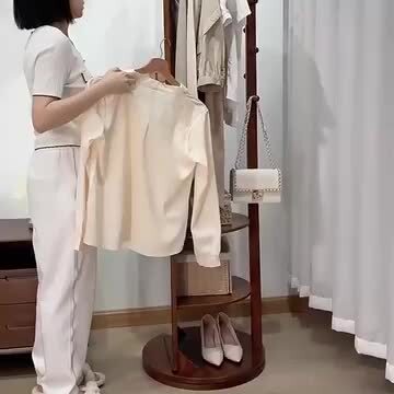 楽天市場】スタンドミラー 全身鏡 回転式 ハンガーラック 姿見