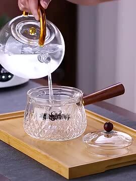 Amazon | Unbreakable ティーポット ガラス 耐熱 急須 透明 大容量