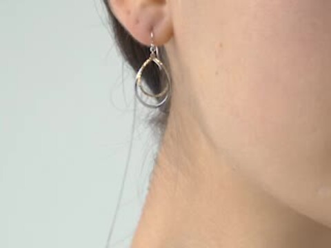 楽天市場】K18 イエローゴールド/ホワイトゴールド バイカラー しずく