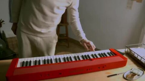 楽天市場】カシオ61鍵盤キーボード CT-S1 赤 ケース付き