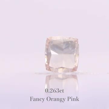 楽天市場】天然 ピンクダイヤモンド リング 0.2カラット Fancy Orangy