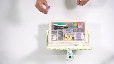 裁縫箱 貴婦人 ロココ ヴィクトリアン オーバルボックス / hand made