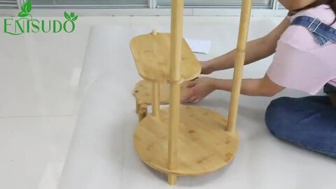 天然木　花台❤️ Amazon.co.jp: [GZGZ] プランタースタンド フラワースタンド3段