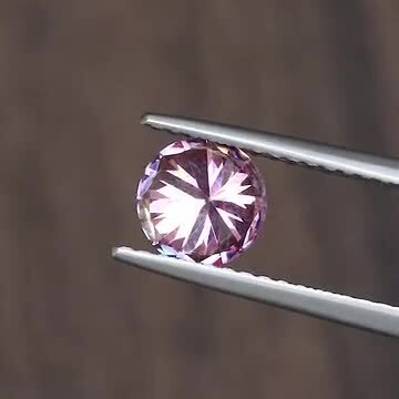 楽天市場】【合成石・ルース】 合成ピンクモアッサナイト０．７５CT