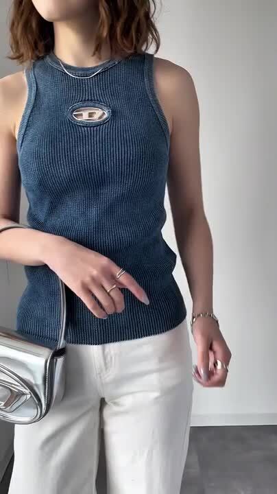 楽天市場】DIESEL ディーゼル タンクトップ トップス M-ANCHOR-A