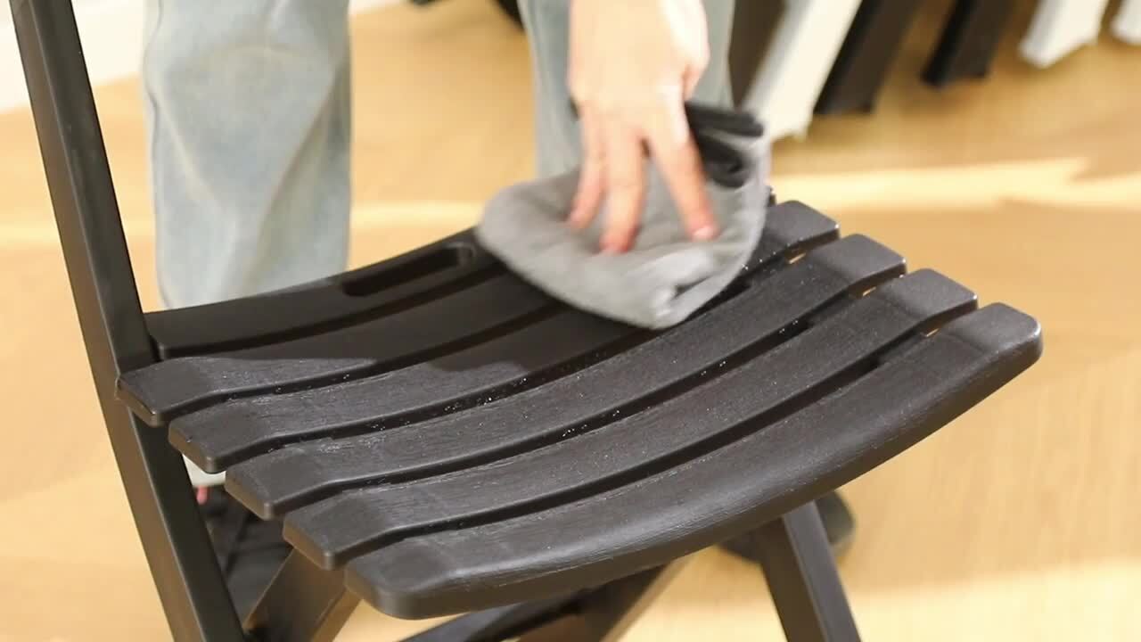 ブラック折りたたみチェア 楽天市場】ガーデンチェア 4脚セット 折りたたみ椅子