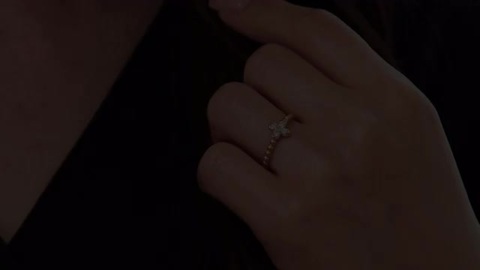 楽天市場】【K10/K18】 YG/PG ダイヤモンド クローバー リング