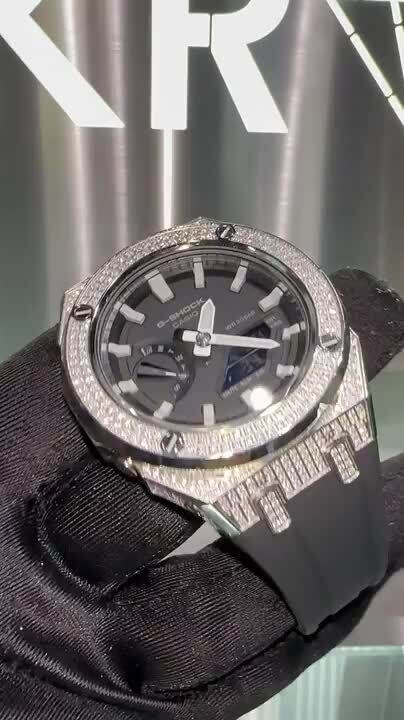 楽天市場】G-SHOCK GA2100 メタル カスタム フルカスタム