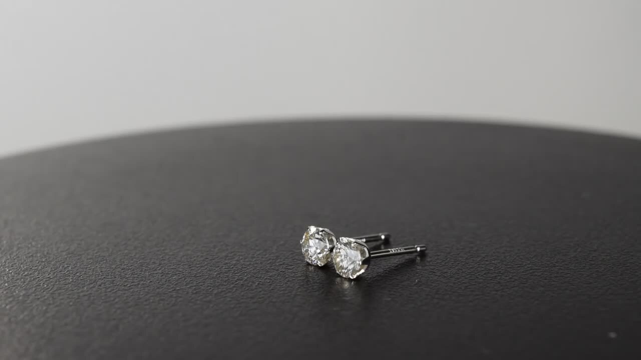 pt900一粒ダイヤモンドピアス 6本爪計0.1ct 楽天市場】0.1ct プラチナ 1粒 ダイヤモンド ピアス Pt Pt900