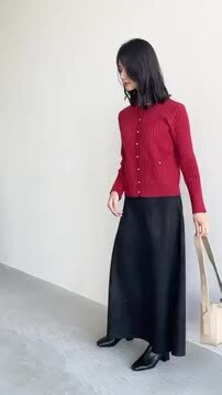カーディガン ニット レディース 丸首 クルーネック セーター スエット ボタン あったか ポケット付き コート ショート丈 開襟 お洒落 Amazon | [hurtbasuketto] カーディガン 襟付き セーター ニット
