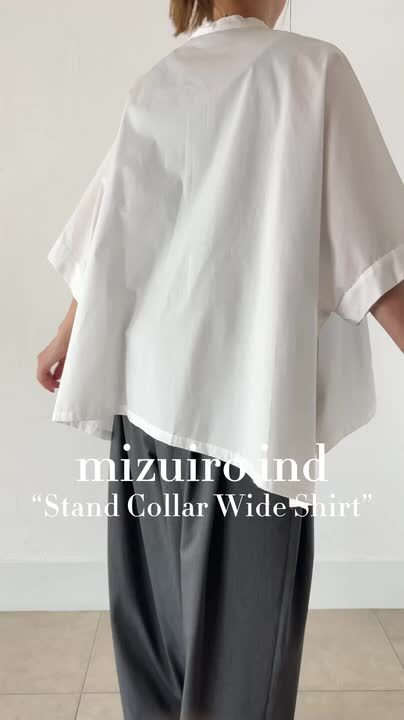 【訳あり】未使用 mizuiroind hooded shirt/オフホワイト mizuiro ind｜MARcourt ONLINE STORE - マーコートオンラインストア