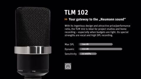 NEUMANN TLM 102 スタジオマイクロホン (ノイマン) | sport-u.com