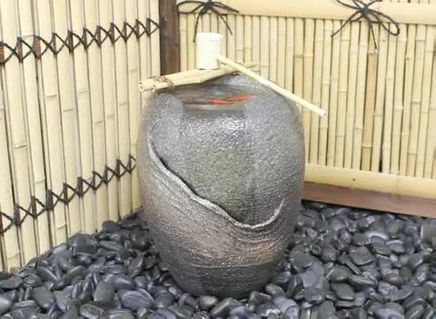 信楽焼 電動つくばい 涼 【公式通販】