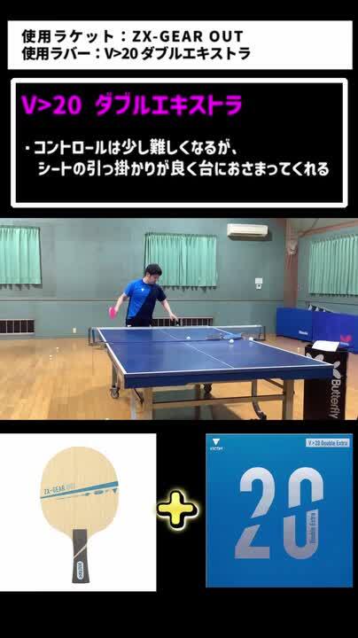 楽天市場】卓球 卓球ラケット シェーク攻撃用 ヴィクタス ZX