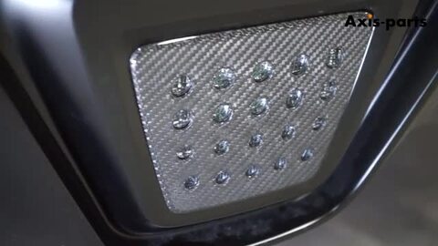 GRスープラ用「ドライカーボン製リアフォグランプカバー」（フォージド） トヨタ GRスープラ SUPRA ドライカーボン製リアフォグランプ
