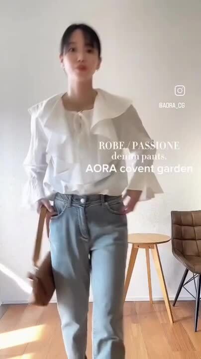 楽天市場】テーパード デニムパンツ ロールアップ ジーンズ