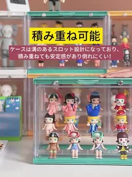 楽天市場】コレクションケース 3段 ガチャ収納 ガラスケース