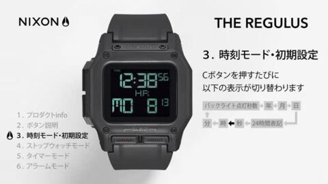 楽天市場】ニクソン レグルス 時計 NIXON THE REGULUS 腕時計 メンズ 