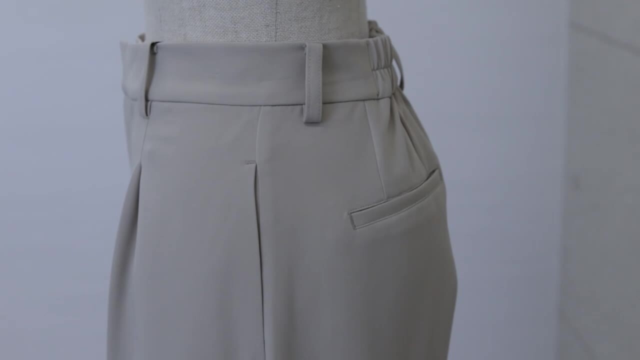 定番人気！ 楽天市場】フロントタックセンタープレスワイドパンツ 【メール 財布・ケース・小物入れ