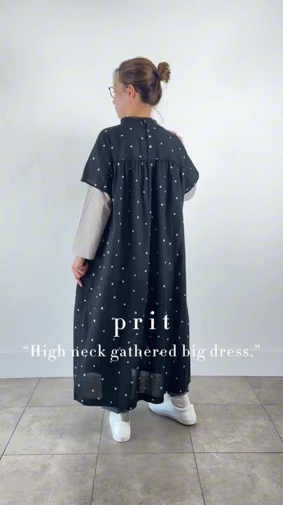 prit☆プリット　黒ロングワンピース カットソー　ドルマンスリーブ　未使用 楽天市場】prit 服（ワンピース｜レディースファッション）の通販
