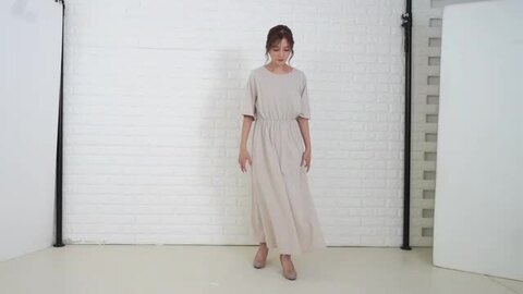 ★M&S Collection フローラルラウンドネック 淑女ワンピ★ セール】 フラワープリントロングスリーブVネックワンピース