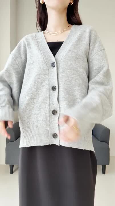 楽天市場】7G天竺編みドルマンニットカーディガン 【メール便