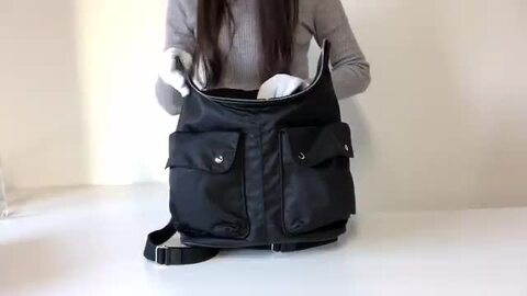 楽天市場】フェリージ バッグ ナイロン×ソフトキップレザー