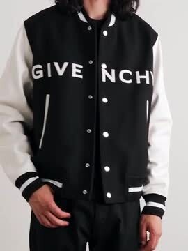 楽天市場】GIVENCHY Logo-Appliquéd Bomber Jacket Mens Black Outer 