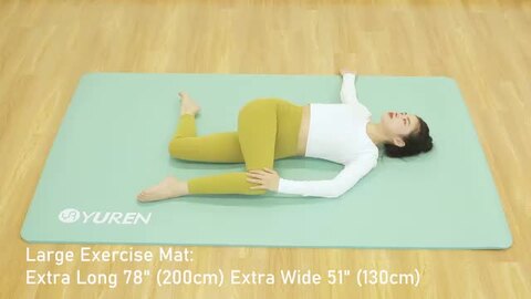 YUREN ヨガマット 2人用 200x130cm 15mm厚 楽天市場】【クーポンで10％OFF】 ヨガマット15mm 幅広 130cm