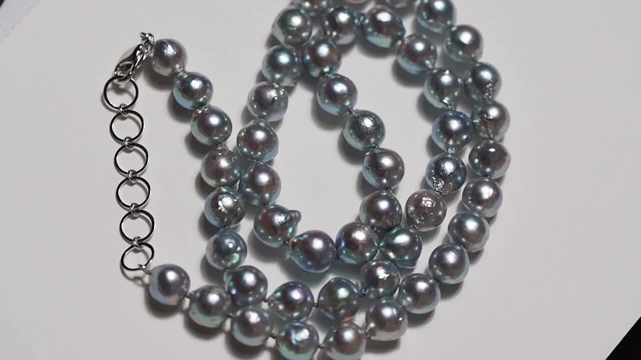 楽天市場】シルバー925 アコヤ本真珠 パール ネックレス 特濃