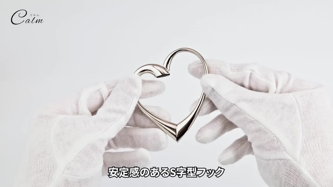 楽天市場】バッグハンガー ハート型 S字型 バッグホルダー バッグ