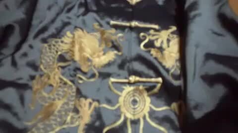 【ワンワンさん専用】スクリプト　日本限定　沖縄虎ドラゴン刺繍サテンジャケット 虎 和柄刺繍 サテン スカジャン 本格 和柄 タイガー スカジャン