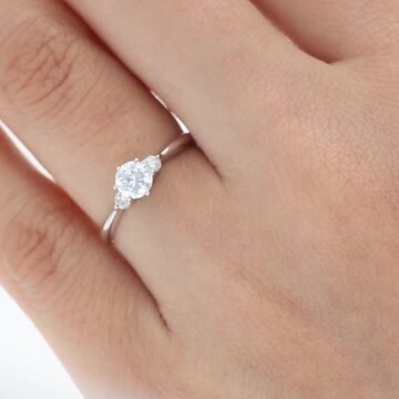 楽天市場】婚約指輪 エンゲージリング ダイヤモンド プラチナ