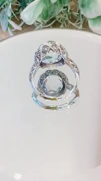 楽天市場】【碌山】 シルバー クリスタル クォーツ リング碌山