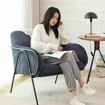 楽天市場】ソファ 一人掛け ソファー スチールフレーム 肘掛け