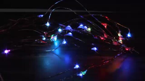 楽天市場】【在庫限り】カラフルイルミネーションガーランド USB