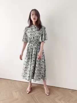 極美品　ラジエム　とろみロングワンピース　ドロスト　フェミニン　フリル　ラッフル 楽天市場】【60％OFFクーポン対象】フラワーラッフル フリル