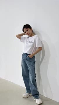 トリーバーチ　正規品　ハイライズ ストレートレッグ ジーンズ　デニムパンツ　26 LEVI'S/リーバイス] RIBCAGE ワイドシルエット ハイライズ