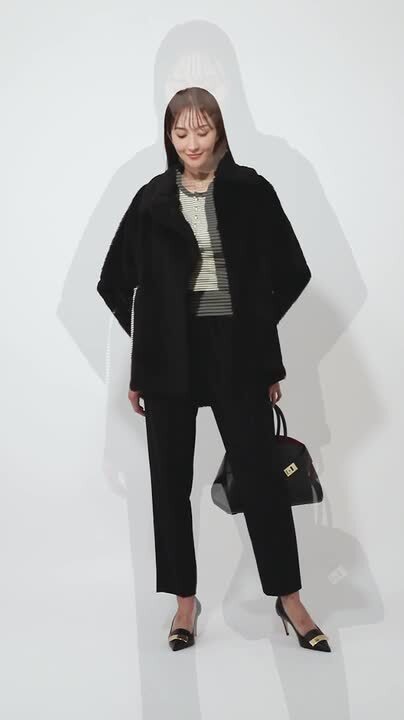 【極美品】MORABITOモラビト フェザーケープ ポンチョ希少ブラック ブラックケープ」「Black Cape」soutiencollar（ステンカラー