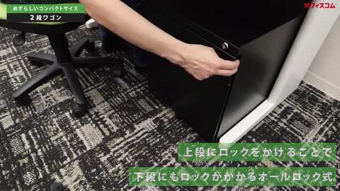 オフィス家具 NOVUS デスクトレー 360゜回転式 ツイン 2段 グレー 721+