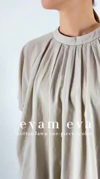 楽天市場】【動画あり】evam eva(エヴァムエヴァ)cotton lawn