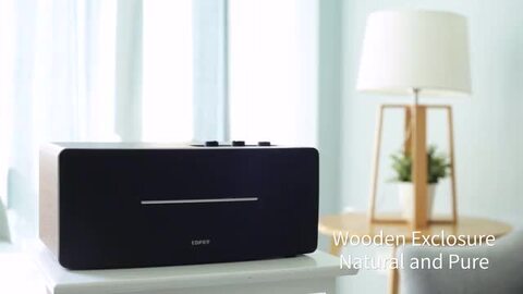 楽天市場】EDIFIER D12 木製 ステレオ スピーカー Bluetooth 70W