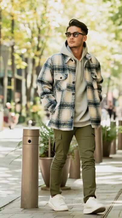 ADER ERROR cpo チェック　シャツジャケット　ブルー　モヘヤ　モヘア Ader Error チェック シャツジャケット | ブルー | FARFETCH JP