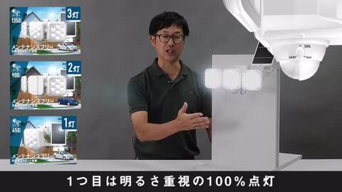 楽天市場】【57％引き】 人感センサーライト 屋外 防犯ライト ムサシ