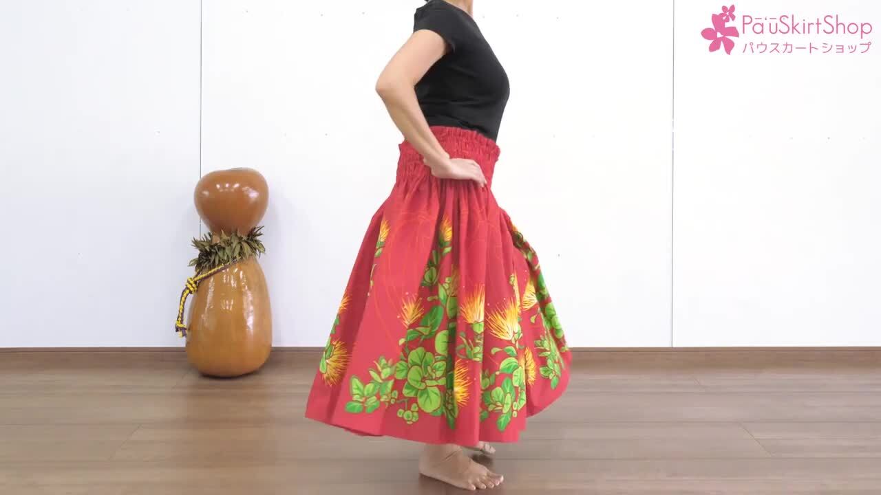 楽天市場】パウスカート 赤 レフア柄 spau-2927RD サイズが