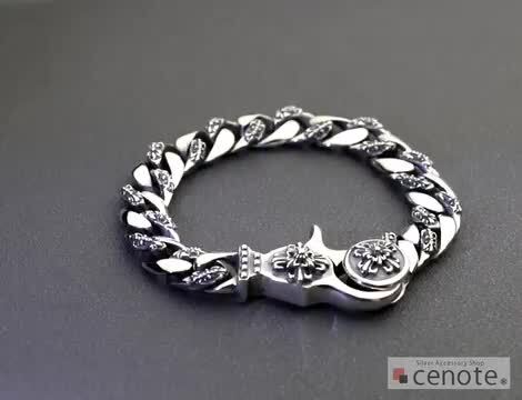 楽天市場】【cenote】シルバー925 ブレスレット メンズ【b0456