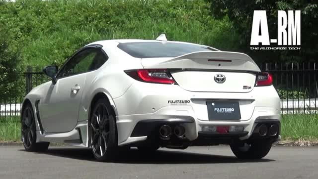 フジツボ 2本出しマフラー A-R ZN8 GR86 FA24 FUJITSUBO フジツボ A-R エーアール ZD8 BRZ 2.4 FA24 R3.7